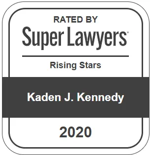 Super Lawyers Rising Stars 2020 badge for Kaden J. Kennedy
