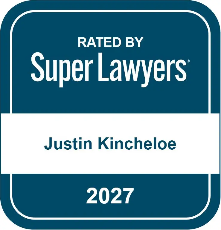 Super Lawyers 2027 badge for Justin Kincheloe