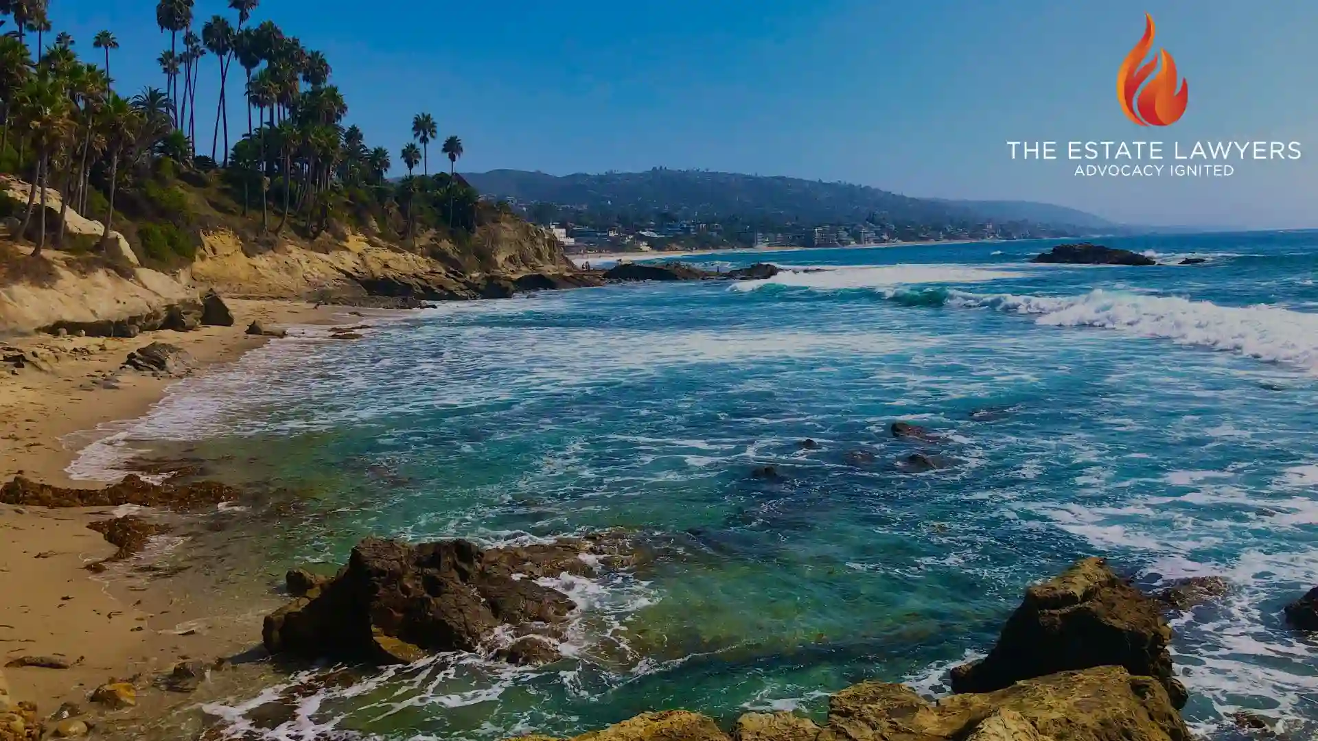 Image of a Californian coast line where probate litigation services are often needed